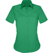 KARIBAN Női blúz Kariban KA548 Judith &gt; Ladies&#039; Short-Sleeved Shirt -4XL, Kelly Green blúz