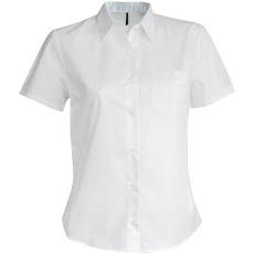 KARIBAN Női blúz Kariban KA548 Judith > Ladies' Short-Sleeved Shirt -4XL, White