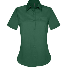 KARIBAN Női blúz Kariban KA548 Judith &gt; Ladies&#039; Short-Sleeved Shirt -L, Forest Green blúz