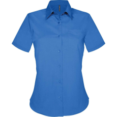 KARIBAN Női blúz Kariban KA548 Judith > Ladies' Short-Sleeved Shirt -L, Light Royal Blue