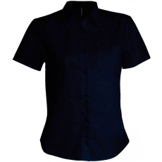 KARIBAN Női blúz Kariban KA548 Judith > Ladies' Short-Sleeved Shirt -M, Navy