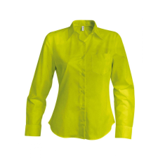 KARIBAN Női blúz Kariban KA549 Jessica &gt; Ladies&#039; Long-Sleeved Shirt -2XL, Burnt Lime blúz