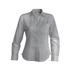 KARIBAN Női blúz Kariban KA549 Jessica &gt; Ladies&#039; Long-Sleeved Shirt -2XL, Silver blúz