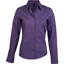 KARIBAN Női blúz Kariban KA549 Jessica &gt; Ladies&#039; Long-Sleeved Shirt -4XL, Purple blúz