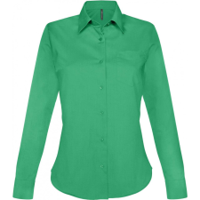 KARIBAN Női blúz Kariban KA549 Jessica &gt; Ladies&#039; Long-Sleeved Shirt -L, Kelly Green blúz