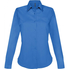 KARIBAN Női blúz Kariban KA549 Jessica &gt; Ladies&#039; Long-Sleeved Shirt -L, Light Royal Blue blúz