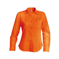 KARIBAN Női blúz Kariban KA549 Jessica > Ladies' Long-Sleeved Shirt -XL, Orange