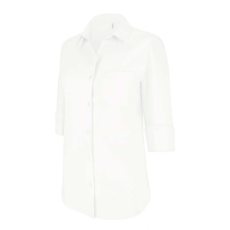 KARIBAN Női blúz Kariban KA558 Ladies' 3/4 Sleeved Shirt -2XL, White