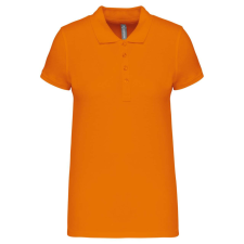 KARIBAN Női galléros piké póló, rövid ujjú, Kariban KA255, Orange-L női póló