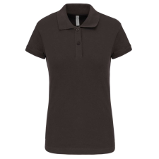 KARIBAN Női galléros sztreccs piké póló, Kariban KA240, Dark Grey-L női póló