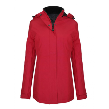 KARIBAN Női kabát Kariban KA6108 Ladies&#039; parka -L, Red női dzseki, kabát