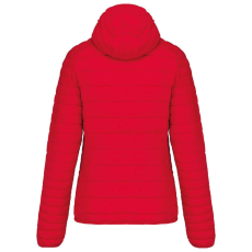 KARIBAN Női kapucnis bélelt meleg és ultrakönnyű kabát , Kariban KA6111, Red-L