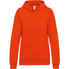 KARIBAN Női kapucnis pulóver, Kariban KA473, Orange-2XL