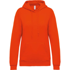 KARIBAN Női kapucnis pulóver, Kariban KA473, Orange-L női pulóver, kardigán