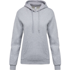 KARIBAN Női kapucnis pulóver, Kariban KA473, Oxford Grey-XL