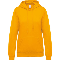 KARIBAN Női kapucnis pulóver, Kariban KA473, Yellow-XS