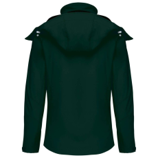 KARIBAN Női kapucnis softshell dzseki, Kariban KA414, Bottle Green-2XL