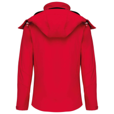 KARIBAN Női kapucnis softshell dzseki, Kariban KA414, Red-2XL