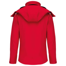 KARIBAN Női kapucnis softshell dzseki, Kariban KA414, Red-3XL