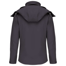 KARIBAN Női kapucnis softshell dzseki, Kariban KA414, Titanium-XL női dzseki, kabát