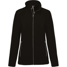KARIBAN Női két rétegű softshell dzseki, Kariban KA425, Black-3XL