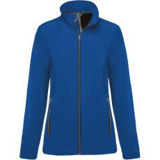 KARIBAN Női két rétegű softshell dzseki, Kariban KA425, Light Royal Blue-2XL
