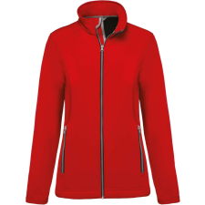 KARIBAN Női két rétegű softshell dzseki, Kariban KA425, Red-M női dzseki, kabát