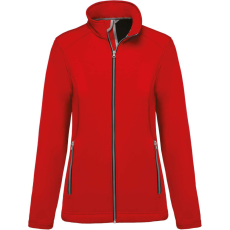 KARIBAN Női két rétegű softshell dzseki, Kariban KA425, Red-XL