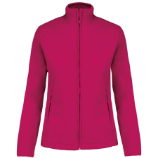 KARIBAN Női MAUREEN cipzáras polár pulóver, Kariban KA907, Fuchsia-3XL női pulóver, kardigán