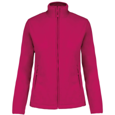 KARIBAN Női MAUREEN cipzáras polár pulóver, Kariban KA907, Fuchsia-S