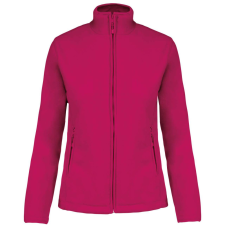 KARIBAN Női MAUREEN cipzáras polár pulóver, Kariban KA907, Fuchsia-XS női pulóver, kardigán