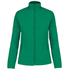 KARIBAN Női MAUREEN cipzáras polár pulóver, Kariban KA907, Kelly Green-3XL női pulóver, kardigán
