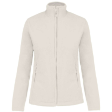 KARIBAN Női MAUREEN cipzáras polár pulóver, Kariban KA907, Natural-4XL női pulóver, kardigán