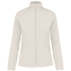 KARIBAN Női MAUREEN cipzáras polár pulóver, Kariban KA907, Natural-XL