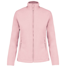 KARIBAN Női MAUREEN cipzáras polár pulóver, Kariban KA907, Pale Pink-XL