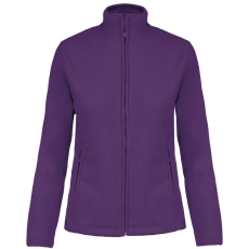 KARIBAN Női MAUREEN cipzáras polár pulóver, Kariban KA907, Purple-3XL