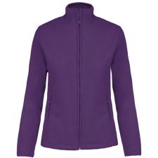 KARIBAN Női MAUREEN cipzáras polár pulóver, Kariban KA907, Purple-XS női pulóver, kardigán