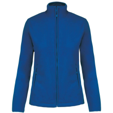 KARIBAN Női MAUREEN cipzáras polár pulóver, Kariban KA907, Royal Blue-XS