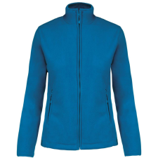 KARIBAN Női MAUREEN cipzáras polár pulóver, Kariban KA907, Tropical Blue-XL női pulóver, kardigán
