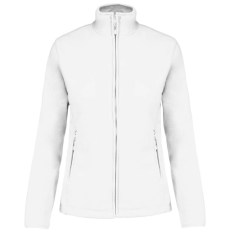 KARIBAN Női MAUREEN cipzáras polár pulóver, Kariban KA907, White-L