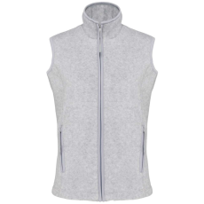 KARIBAN Női MELODIE polár mellény, Kariban KA906, Ash Heather-2XL