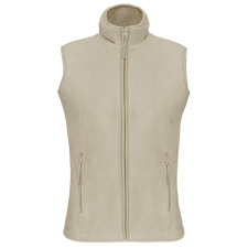 KARIBAN Női MELODIE polár mellény, Kariban KA906, Beige-3XL női mellény
