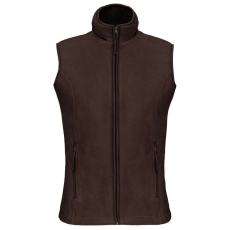 KARIBAN Női MELODIE polár mellény, Kariban KA906, Chocolate-XL