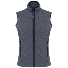 KARIBAN Női MELODIE polár mellény, Kariban KA906, French Navy Heather-XS