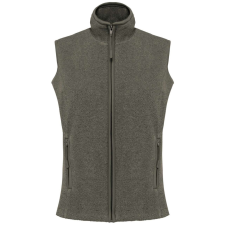 KARIBAN Női MELODIE polár mellény, Kariban KA906, Green Marble Heather-XL női mellény
