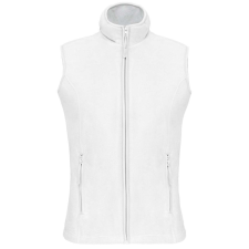 KARIBAN Női MELODIE polár mellény, Kariban KA906, White-M női mellény