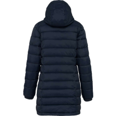 KARIBAN Női Női kapucnis steppelt kabát, Kariban KA6129, Navy-XS