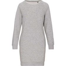 KARIBAN Női organikus dressz, Kariban KA493, Light Grey Heather-L női pulóver, kardigán