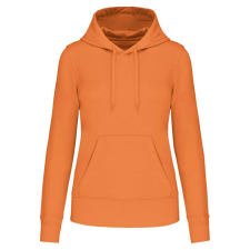 KARIBAN Női organikus kapucnis pulóver, Kariban KA4028, Light Orange-XL női pulóver, kardigán