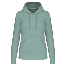 KARIBAN Női organikus kapucnis pulóver, Kariban KA4028, Sage-2XL női pulóver, kardigán